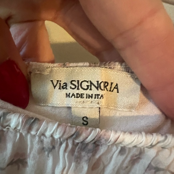 Italian Via Signoria shirt. 100% silk. - Picture 3 of 4